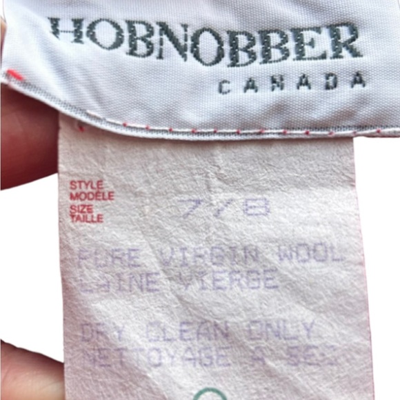 Vintage Hobnobber Red Mini Wool Blend Slash Pocket Women's Skirt Size 4 - Picture 9 of 9